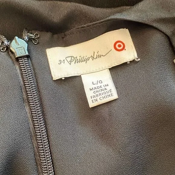 3.1 Phillip Lim for Target Black Sparkle Dress L - Picture 4 of 5